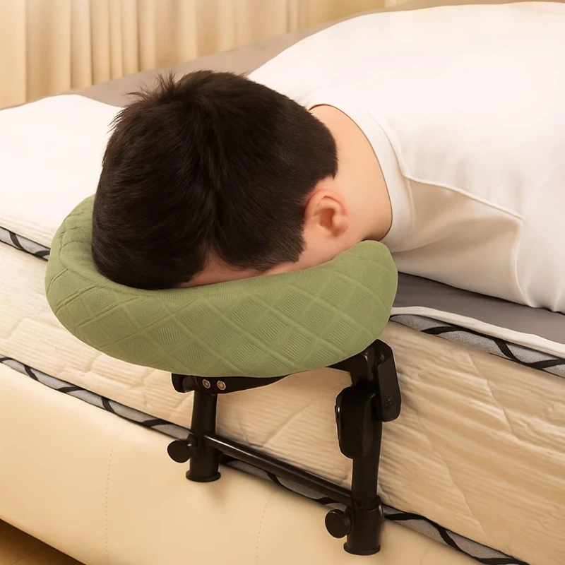 ‌Orthopedic Neck Suspension, Heat Therapy Moxa Pillow, Eye Recovery Face Cushion, Travel-Friendly Acupressure Pad