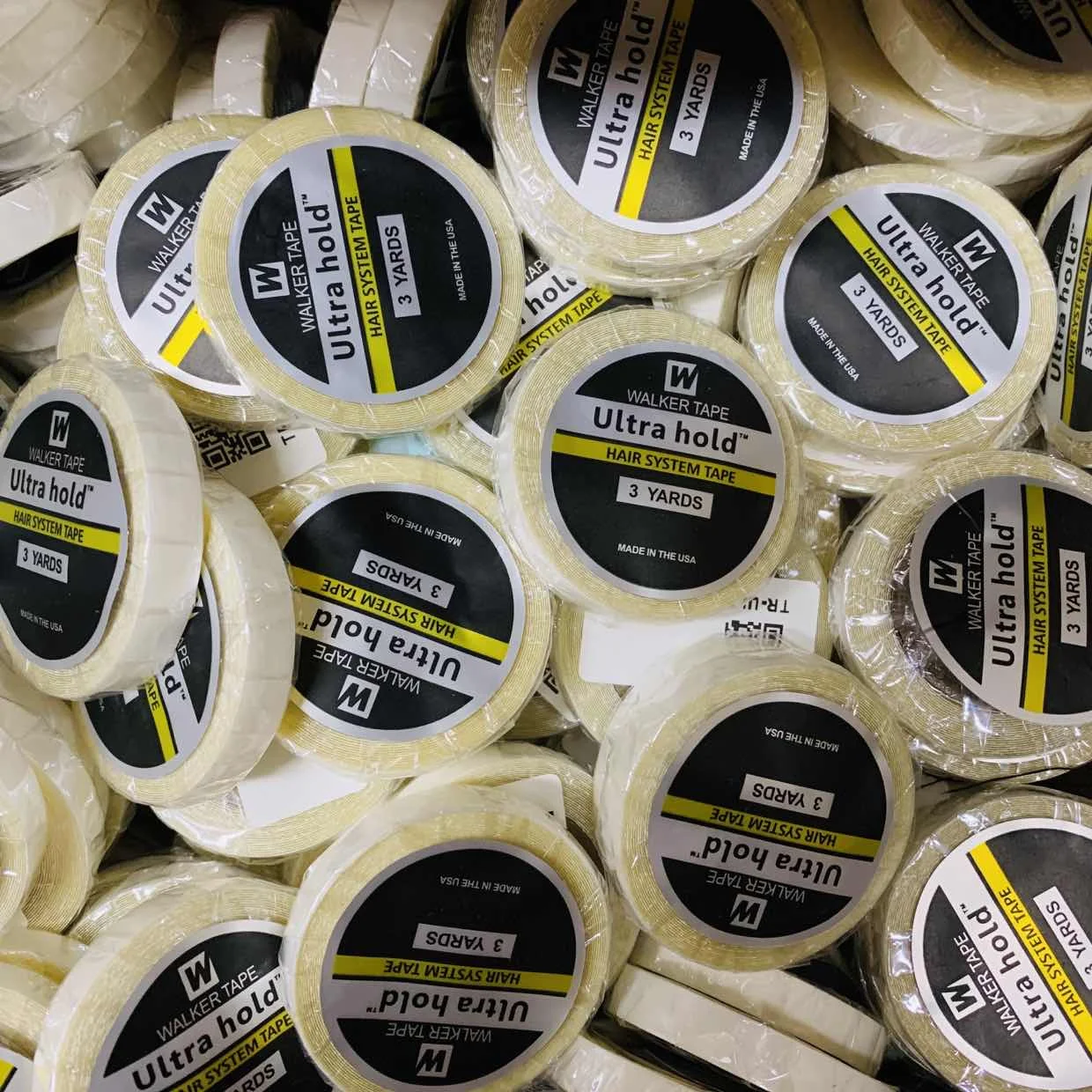 10 pièces 3 mètres 0.8 cm WALKERS ruban dentelle avant cheveux SystemTape Extension Ultra tenir Walker bande double perruque adhésif