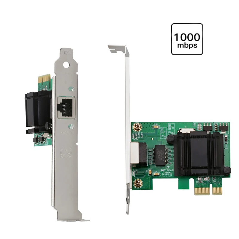 

Гигабитная сетевая карта PCIE для настольных игр Карта PCIE Fast Ethernet Intel 82574, игровой адаптер RJ-45, сетевой адаптер