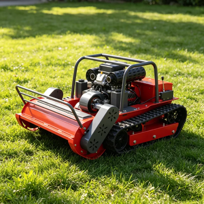 

Customized tracked remote-controlled lawn mower, versatile weed control equipment for multiple terrains