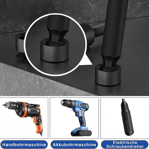 9Pcs Magnetic Ball End Hex Drill Bits 1/4" Hex Shank 100mm Long Metric Allen Key Driver Bits for Electric Screwdriver Drill