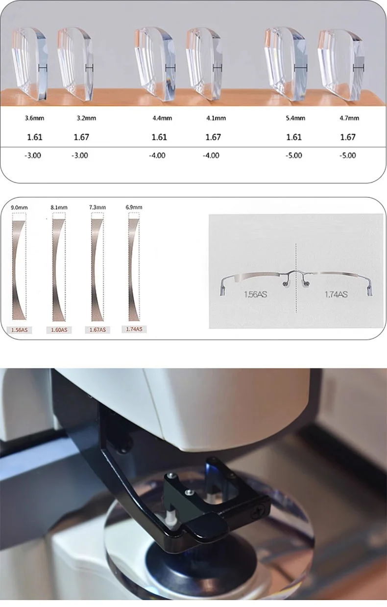 EYELUYAN Hochwertige Korrektionsbrillen aus reinem Titan mit Rosenholzrahmen, optische Brillen, anpassbare Kurzsicht- und Weitsichtbrillen – Detail 11