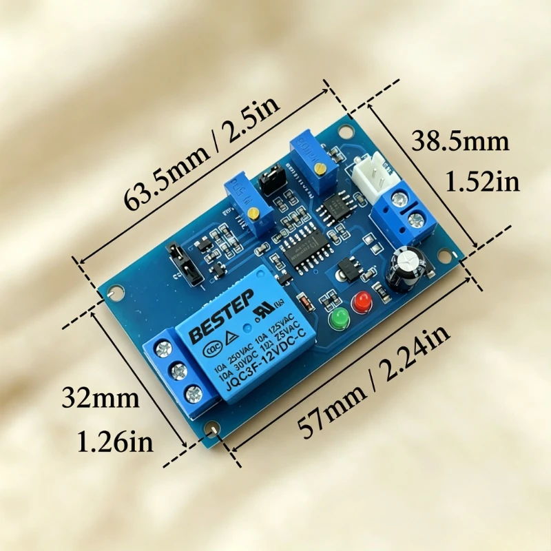 

1PCS Photoresistor Sensor Relay Module Light Control Delay Switch Adjustable 20S-200S DC 5V-24V Dark Activated Time Delay Module