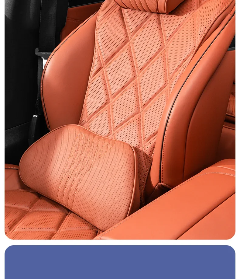 Luxuriöse Auto-Kopfstützenkissen für Mercedes X254 GLC GLE X167 GLS W223 C E S-Klasse C206 CLE W214 H247 Auto-Lendenkissen Auto-Dekoration – Detail 4
