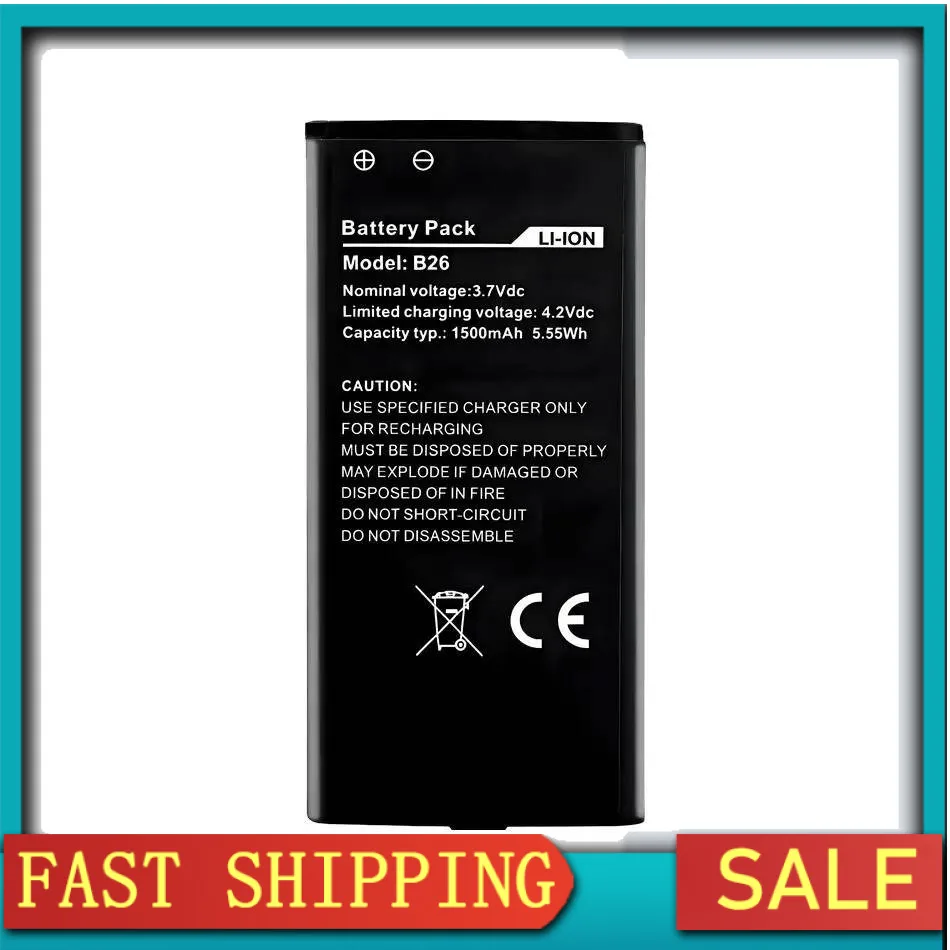 

Lightweight Durable For Caterpillar Cat B26 1500Mah Mobile Phone Battery