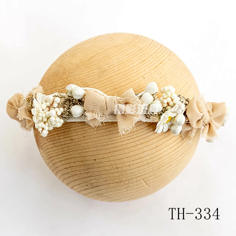 Newborn Photography Headband Multi-Style Artificial Flower Photography Headflower Adjustable Full Moon Baby Shooting Decoration