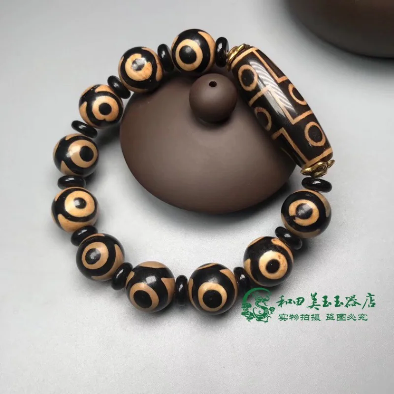 Bracelet Tibet Three Eyes Nine Eyes Agate Tibetan Accessories