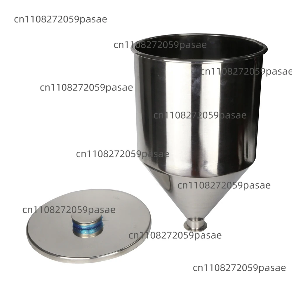 Steel Funnel Hopper Feeding Machine Food Filling Equipment Sanitary Paste Liquid Cylinder Feeder Blanking Food Machinery