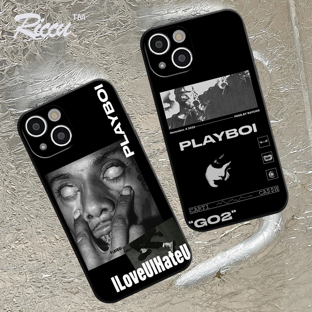 FOR IPhone 14 Playboi Carti Soft Case for Iphone 15 14 11 12Pro 8 7 Plus X 13Pro MAX XR XS Covers