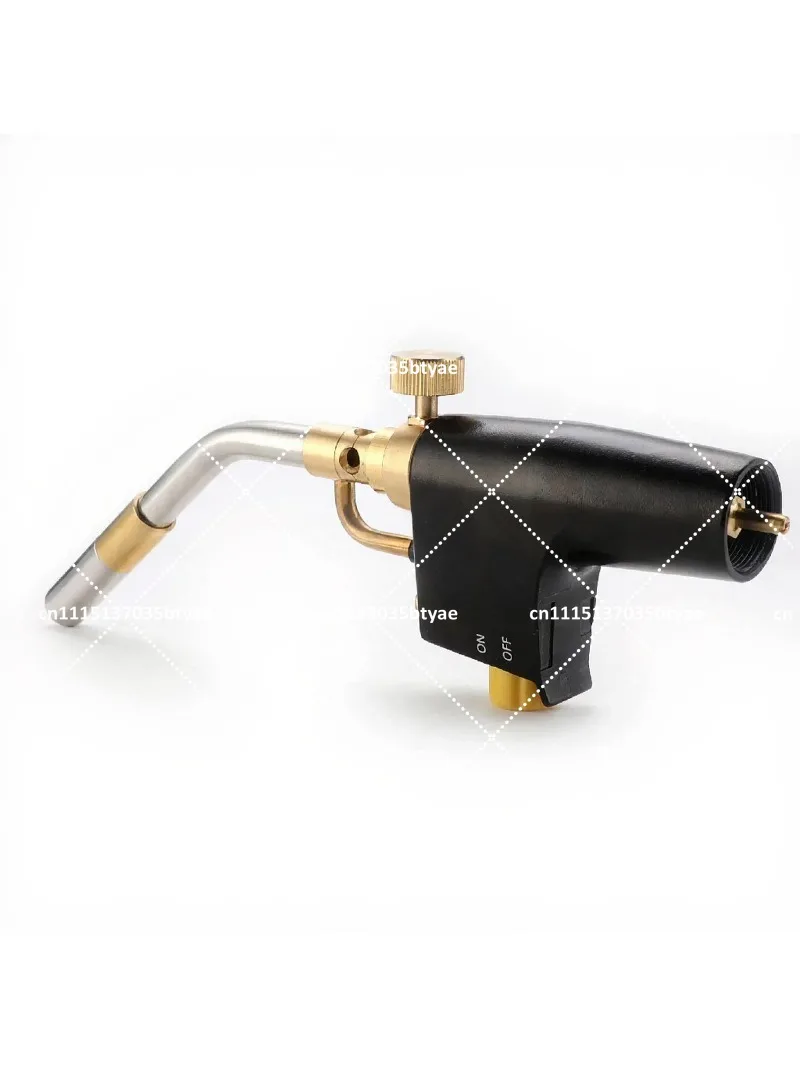Mapp Gas Torch, Triggering the Ignition of Welding Tool Propane Gas Storage Cylinder Combustion for Brazing, Cooking, Barbecue