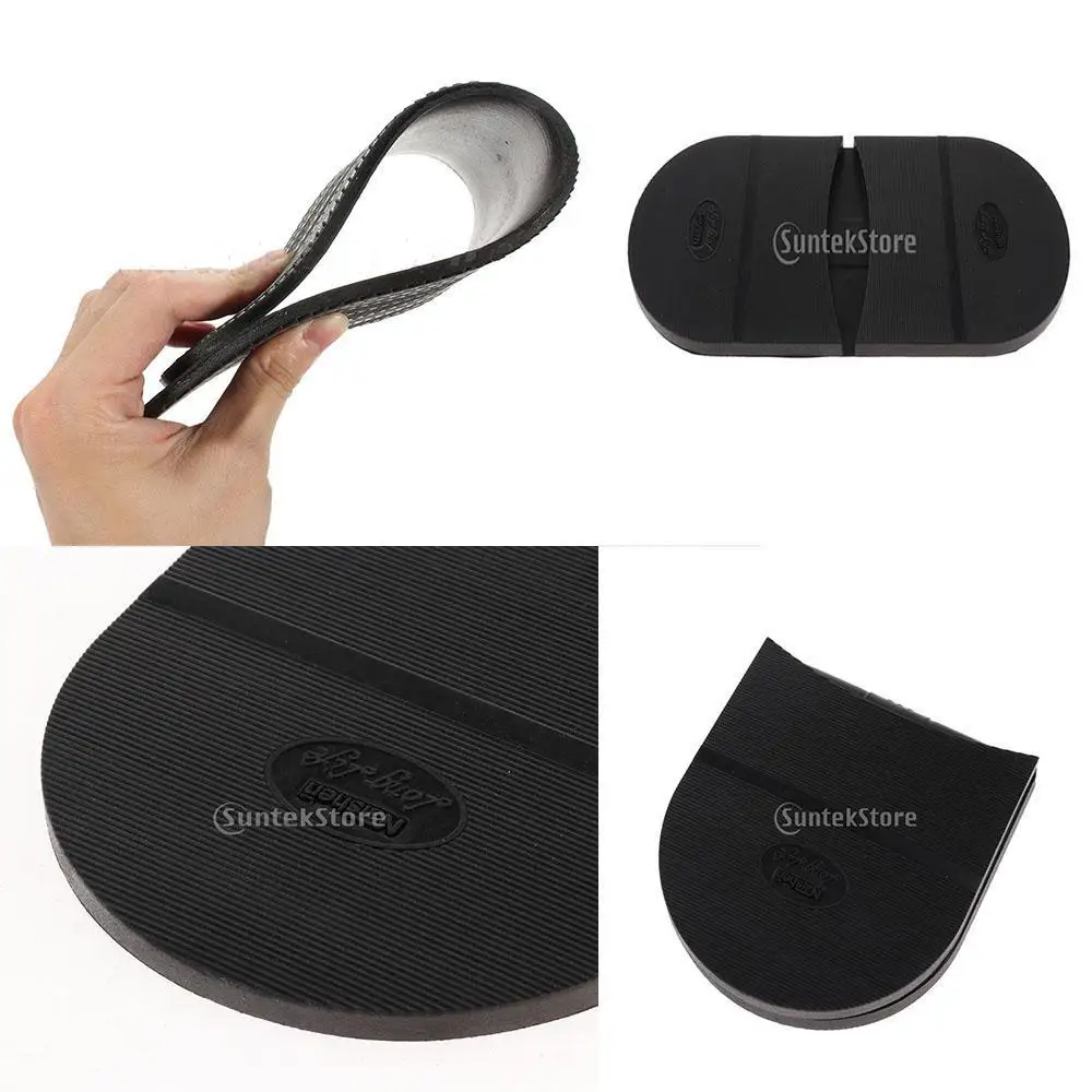 Glue on Soles Anti Slip Rubber Heel Protector Pads Shoe Soles Repair Kit for Hiking and Sports Shoes Restoration