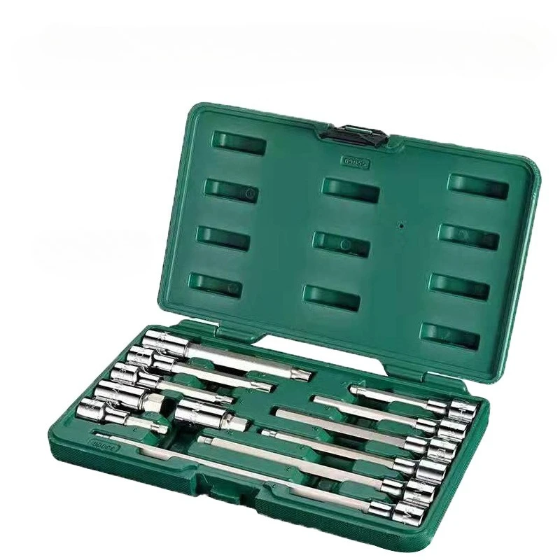 12-Piece auto maintenance special screwdriver sleeve set batch head screwdriver combination set