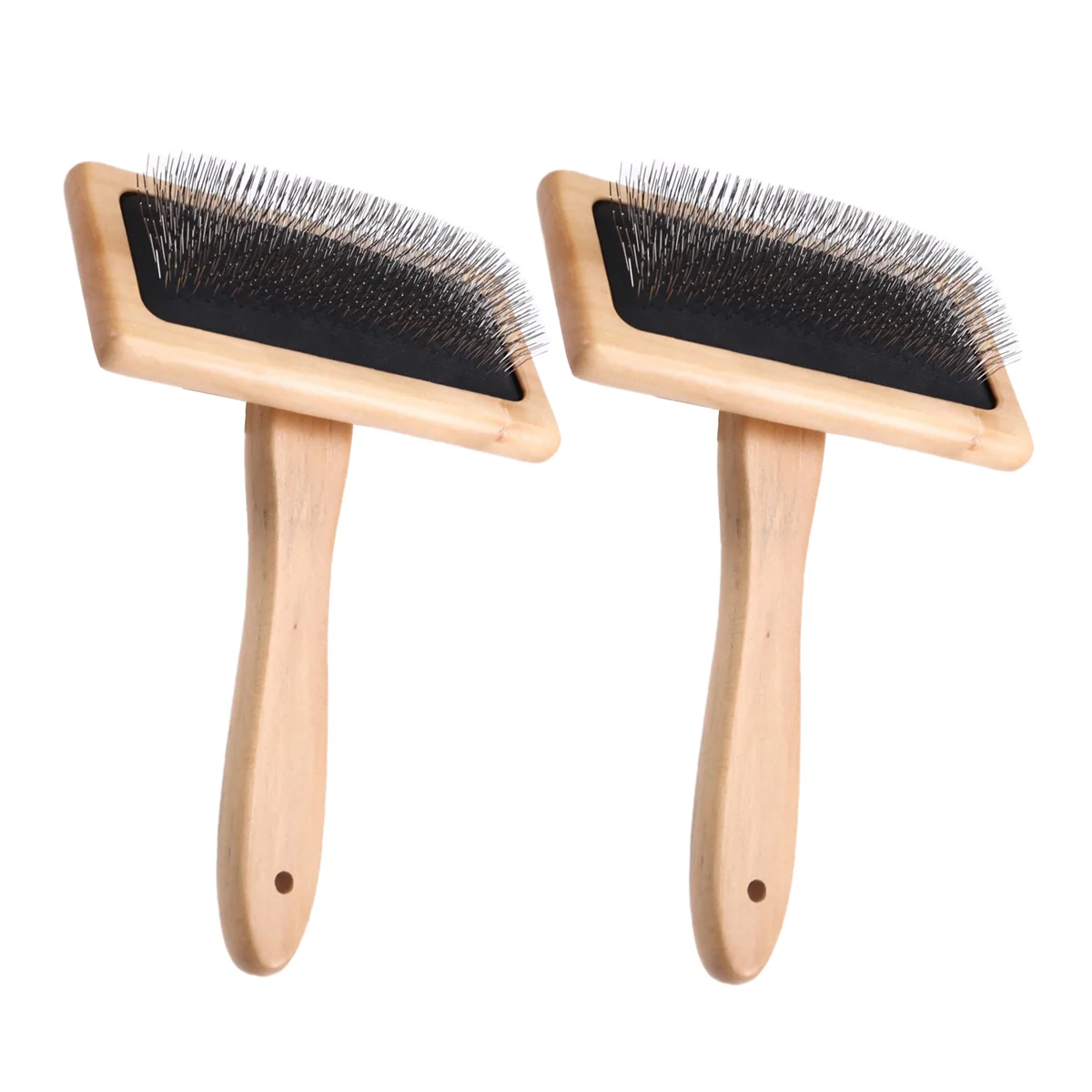 BVBV 2 шт. шерстяные карточки, большие ручные карточки размером 6,1 x 4,8 дюйма для шерсти, инструмент для смешивания шерстяного фетра для рукоделия, щетка для нарезки домашних животных