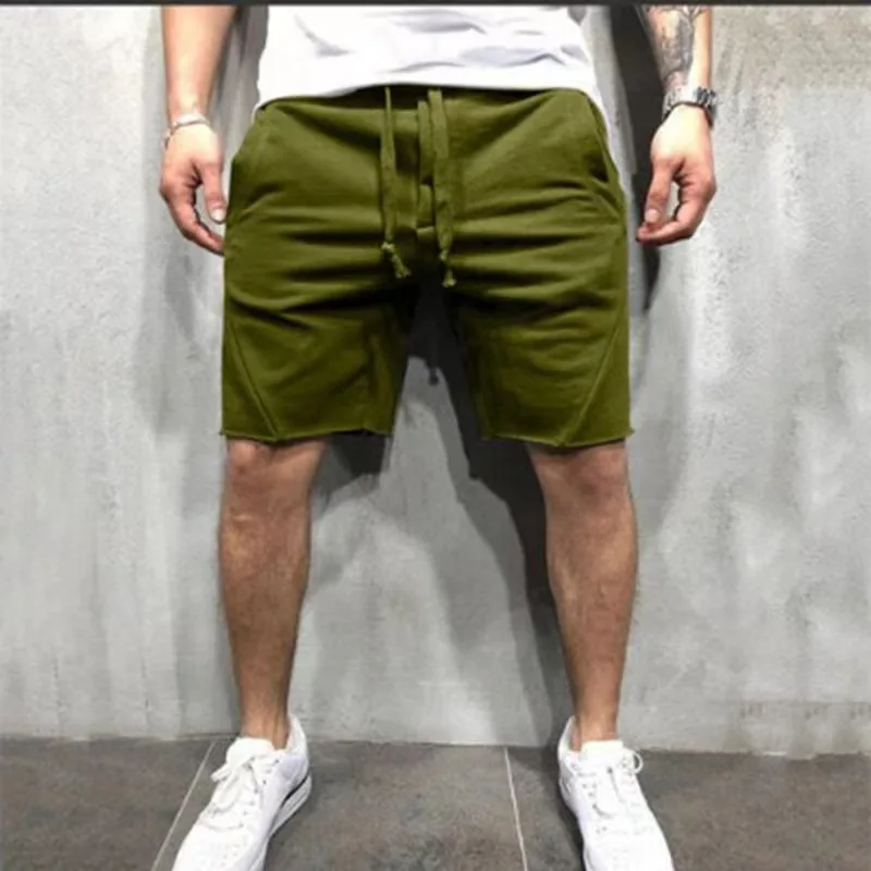 Brand 2022 New Summer Casual White Shorts men\'s summer Basic Short men\'s Korean slim cotton versatile fashion mens beach pants