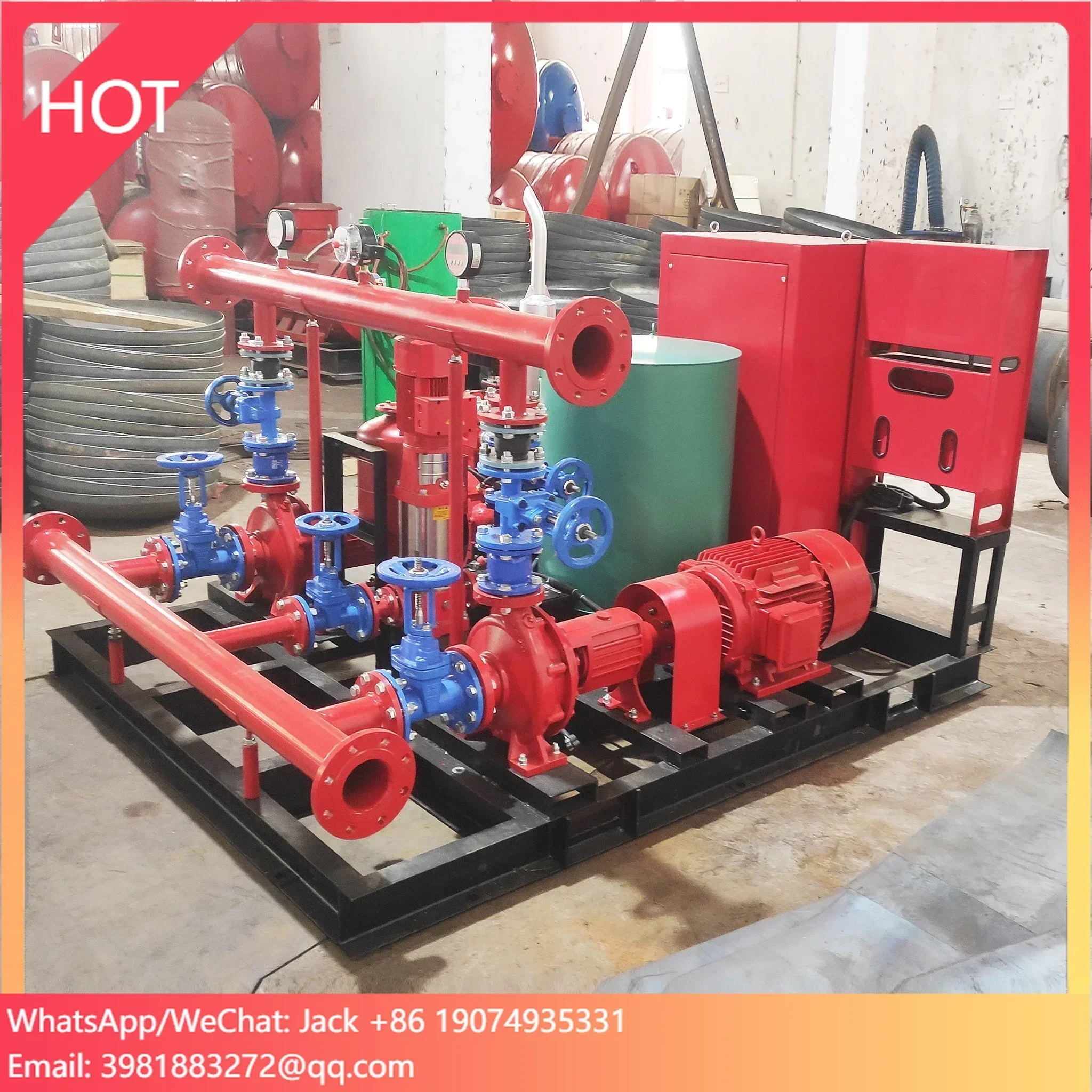 

NFPA20 EDJ fire system complete pump