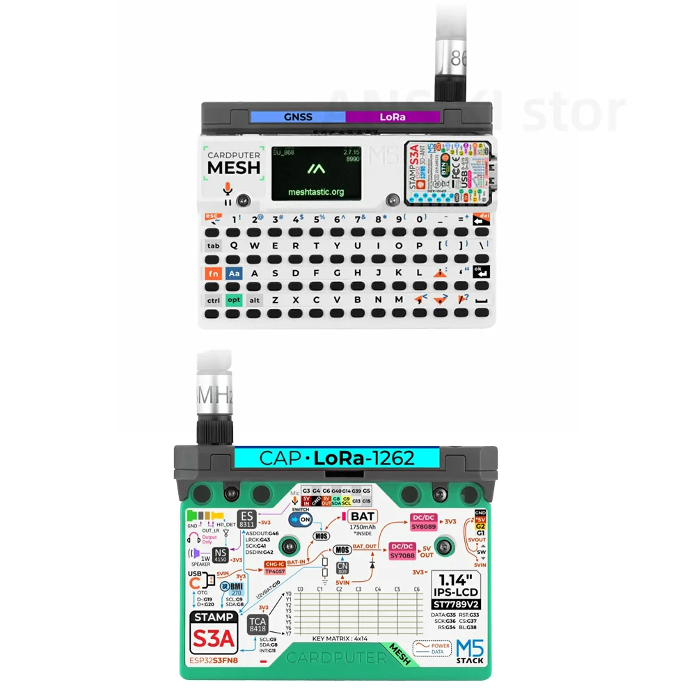 M5Stsck Cardputer Mesh Kit ESP32 Programmable Controller 56 Key Keyboard 1.14 