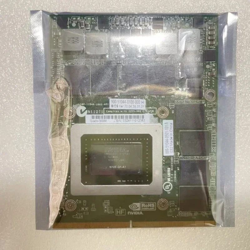 Original Quadro 3000M Q3000M Q4000M Graphics Card Compatible with Dell Precision M6600 M6700 M6800 HP 8760W 8740W N12E-Q1-A1