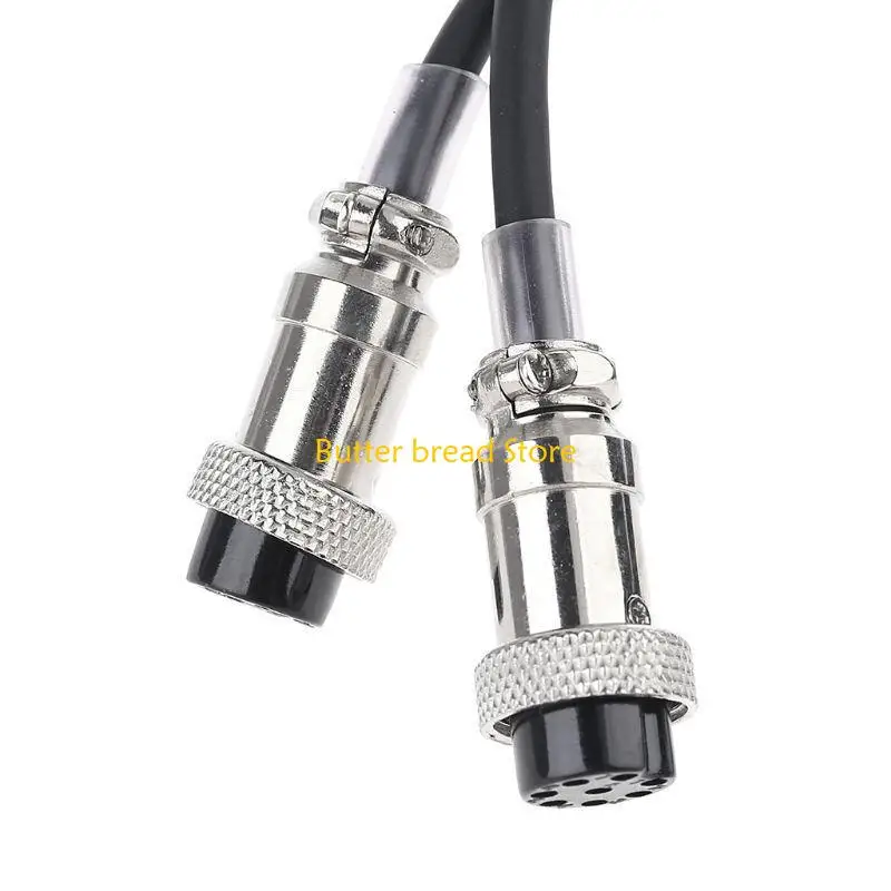 W89C Aviation Mic Cable for Kenwood Transceiver MC-60 8Pin Female to 8 Pin Female