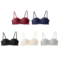 Women Invisible Bra Strapless Bralette 1/2 Cup Women's Underwear Female Seamless Party Wedding Bras Sexy Lingerie New