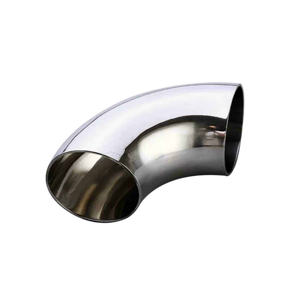 

57mm/63mm/76mm OD Sanitary Butt Weld 90 Degree Elbow Bend Pipe 304 stainless steel Fitting For Home brew Wine Beer