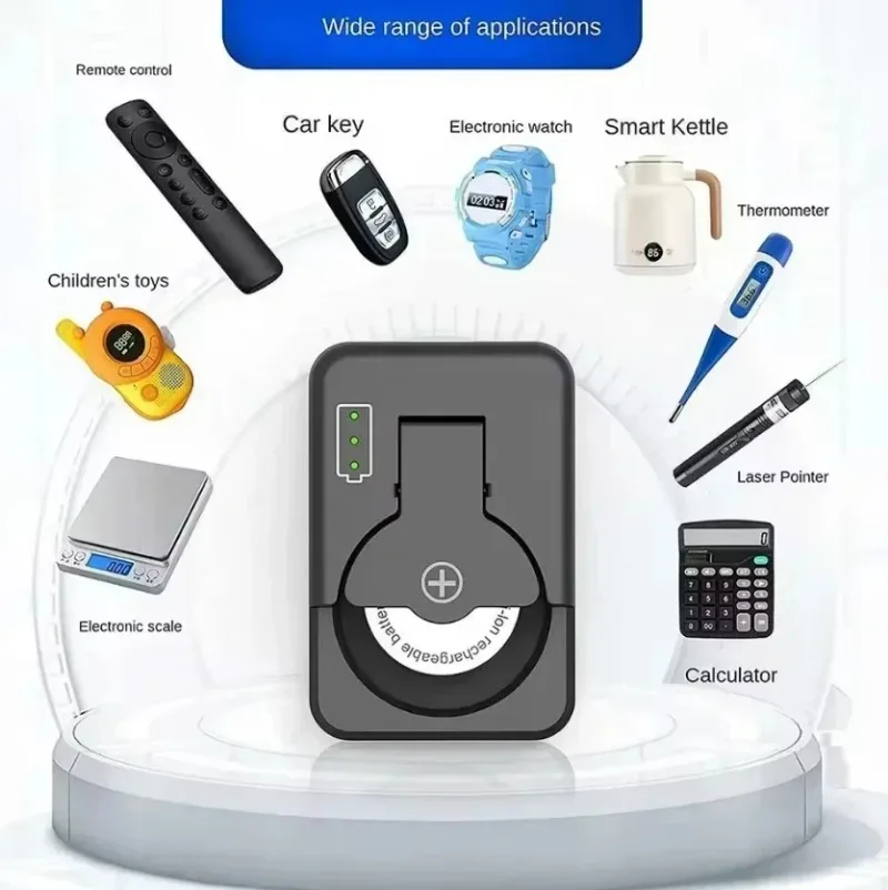LIR2032 3.6V 40mAh Rechargeable Lithium Coin Battery, CR2032 Button Cell for Watch Remote Control Mini Electronics(1-10PCS)