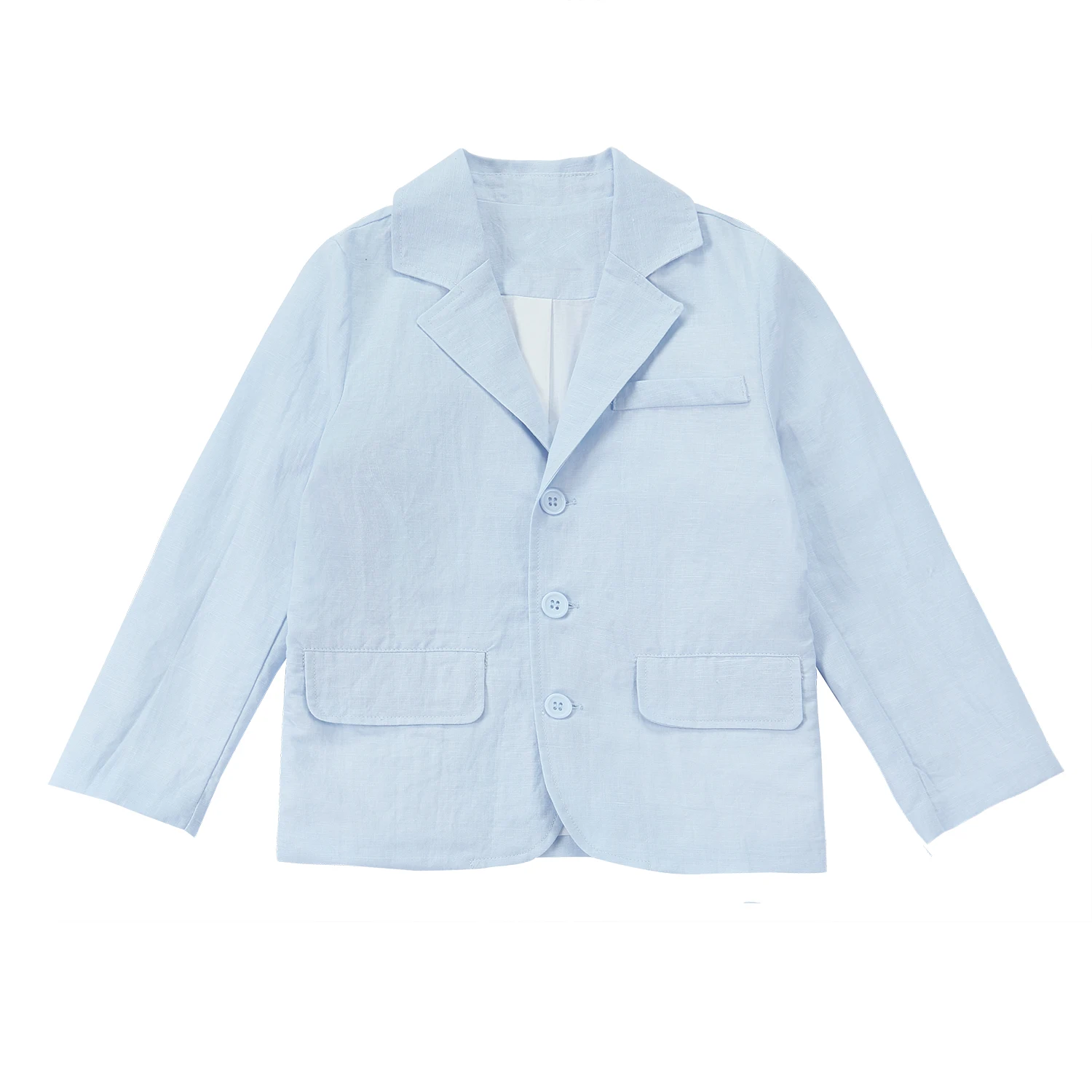Heirloom Striped Collection – Blue Linen Blazer