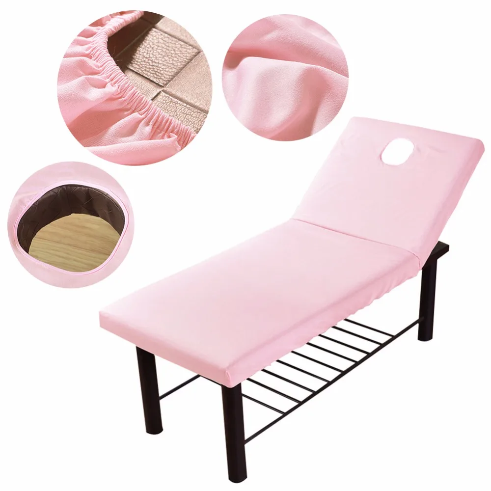 Massage Table Polyester Tattoo Table Sheet Massage Sheet SPA Treatment Bed Cover Message Table Sheets With Face Breath Hole