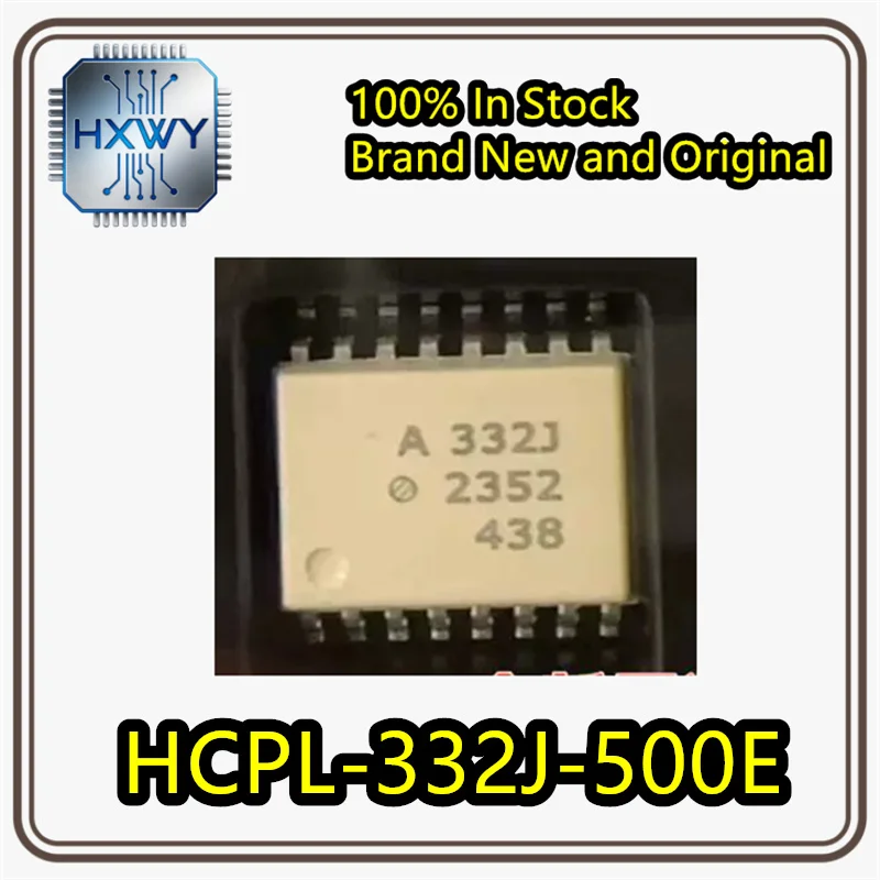 (1/10 piece) HCPL-332J-500E ACPL-332J SOP-16 2.5A IGBT Smart Gate Driver Optocoupler Brand New Original Stock