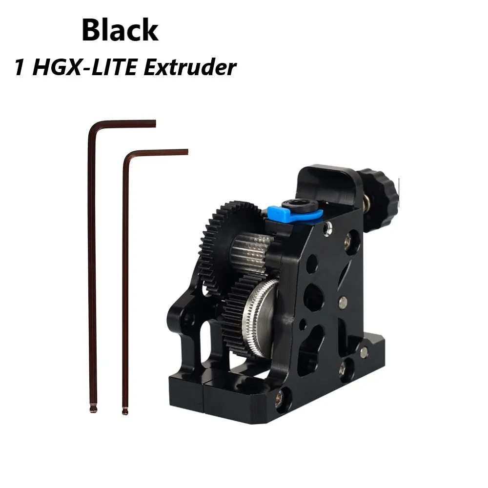 HGX LITE Extruder Dual Gear Extruder Hartstahl Untersetzungsgetriebe Hochgeschwindigkeitsmotor 3D-Druckerteile für CR10 CR 10S Ender3 V2 VORON