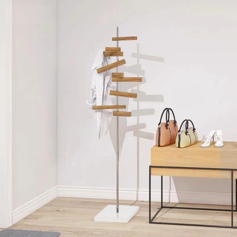 

Standing Clothes Coat Racks Minimalist Nordic Hanging Bedroom Coat Racks Display Modern Arara De Roupa Entrance Hall Furniture