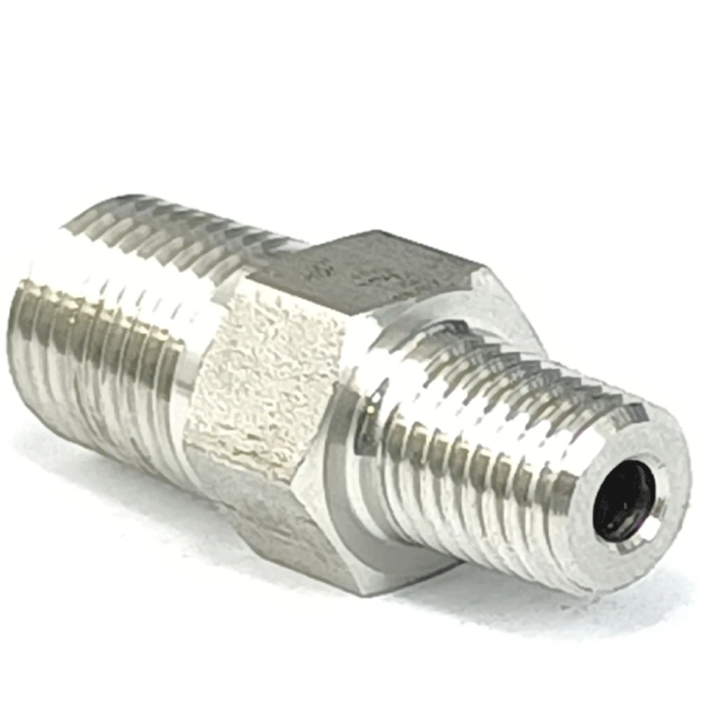 1/16 "3/4" 1/8 "1/4" 3/8 "1/2" npt männlicher Reduzier nippel sus316l Edelstahl rohr verschraubung verbinder kupplung 3/4 psi – Detail 1