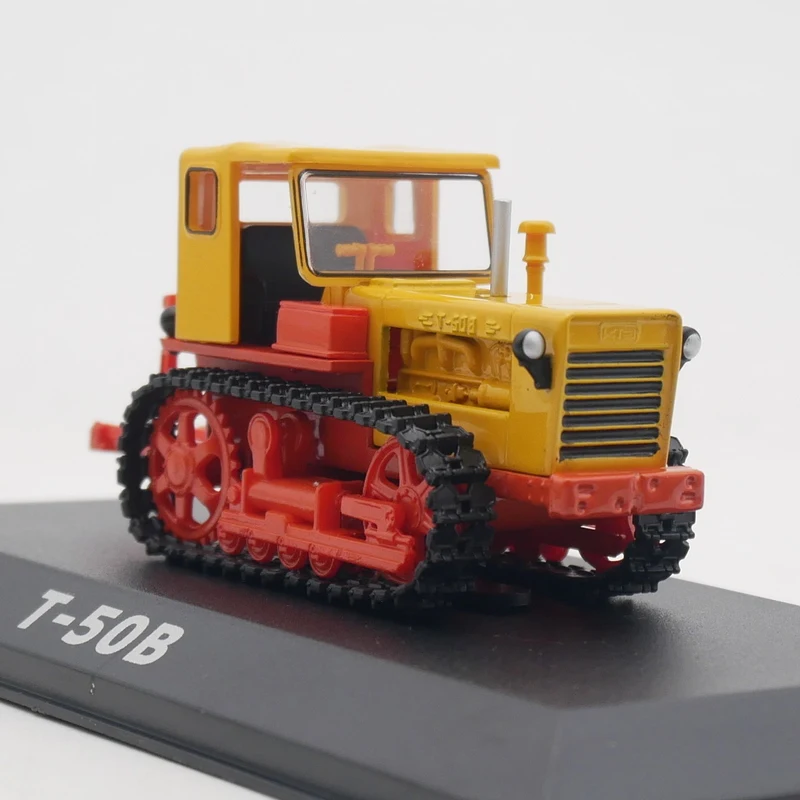 

IXO 1:43 Scale Diecast Alloy T-50B Soviet Tracked Tractor Toys Cars Model Classics Nostalgia Adult Gifts Souvenir Static Display