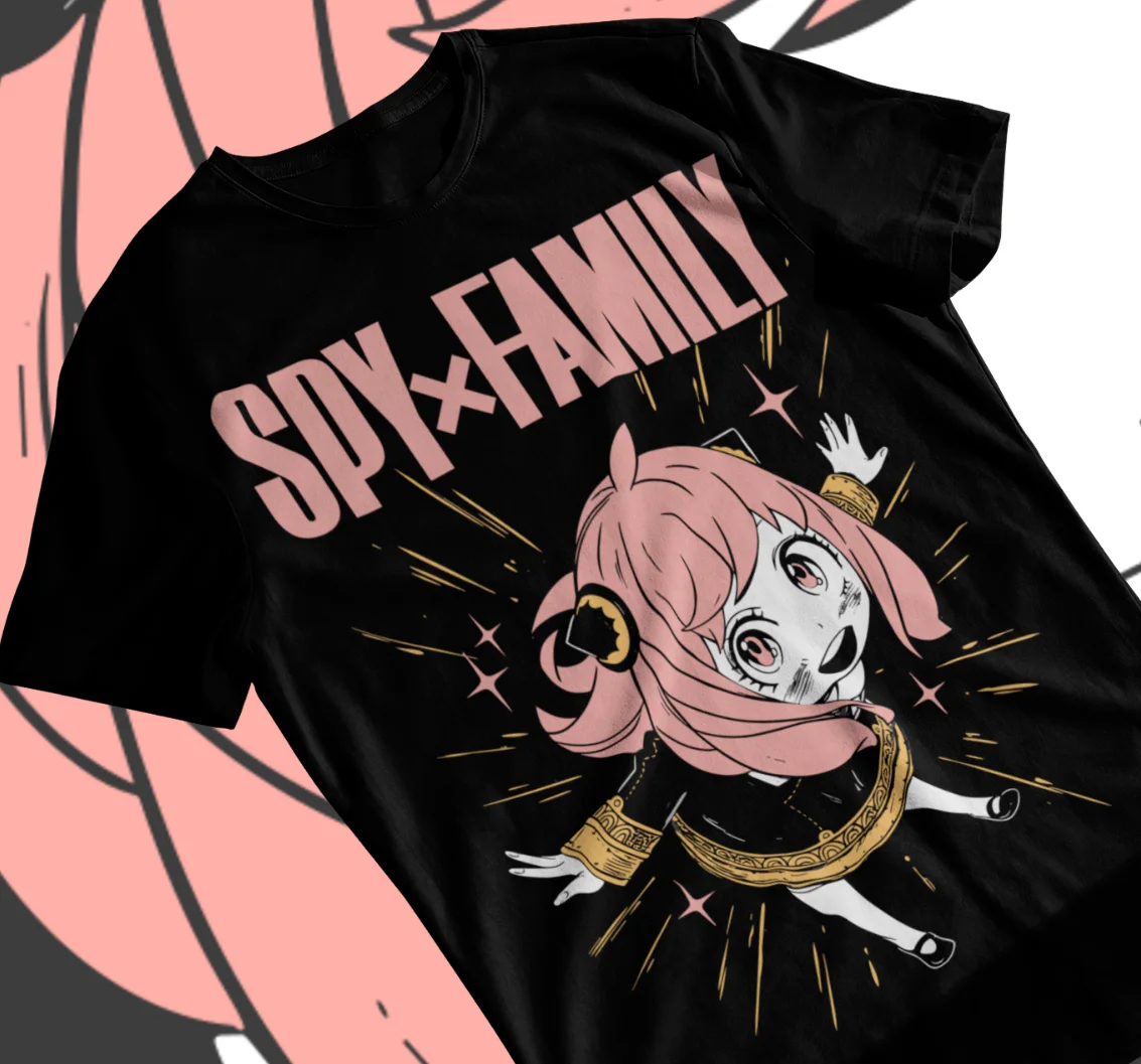 SPY x FAMILY Unisex T-Shirt for Men & Women Anime, Anya Forger Shirt Soft Tee