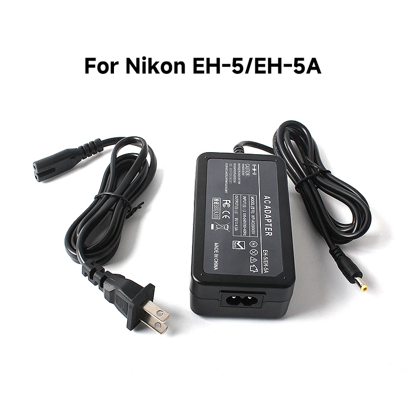 EH5 EH5A DC Port Power Adapter - 9V 4.5A CE Certified for Nikon D600/D7000/D5300
