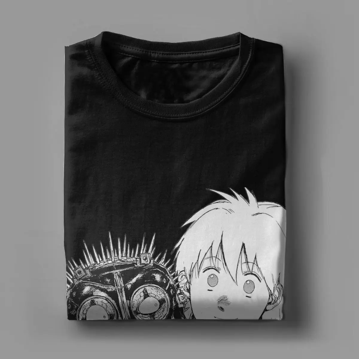 Dorohedoro Nikaido And Caiman Men Women\'s T Shirt Anime Vintage Tees Short Sleeve Round Neck T-Shirt Pure Cotton Printing Tops