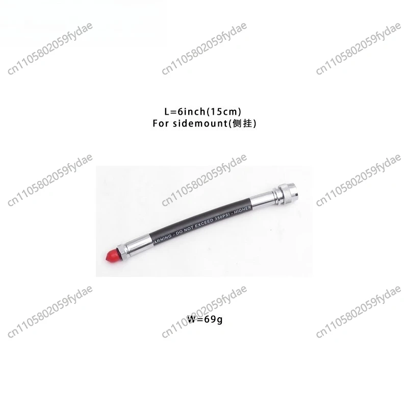 High-Quality Scuba Diving Low Pressure LP Hose for Regulator, BCD, Dry Suit Inflator, 1st Stage Pressure Gear