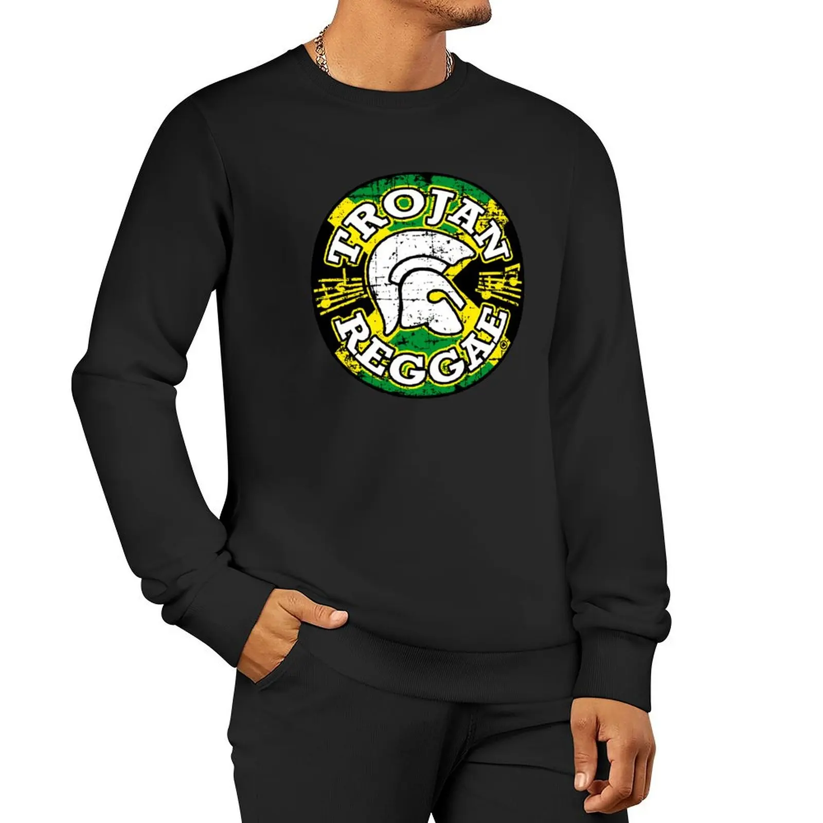 TROJAN REGGAE Pullover Hoodie autumn clothes men's clothing men's clothes sports sweatshirt man