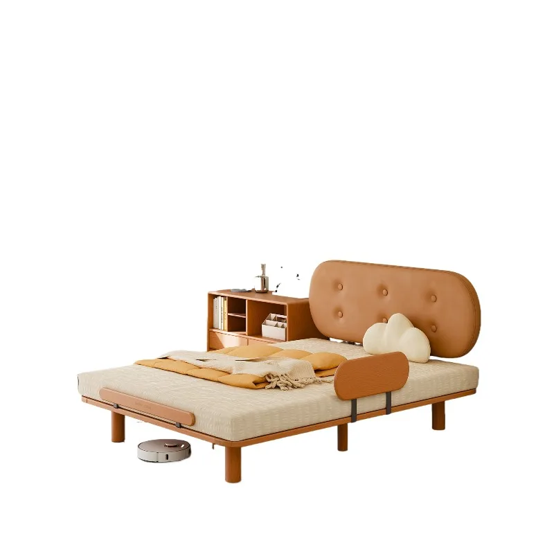 

Suspended bed All solid wood small apartment 1.5 meters and 1.2 single bed