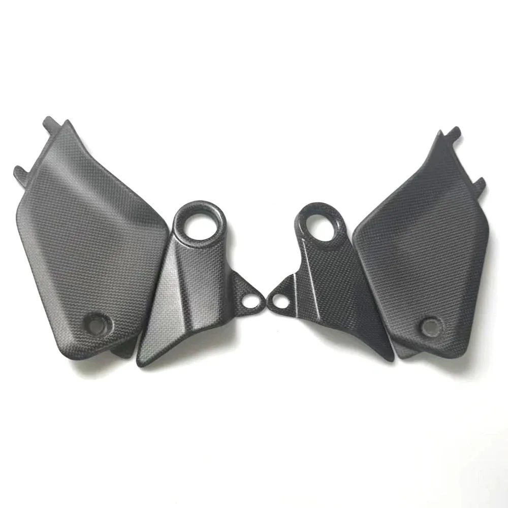 ل DUCATI Panigale V4 V4S 2025 3K جاف 100% ألياف الكربون خزان لوحات جانبية يغطي حماية الهدايا المجمعة دراجة نارية الملحقات