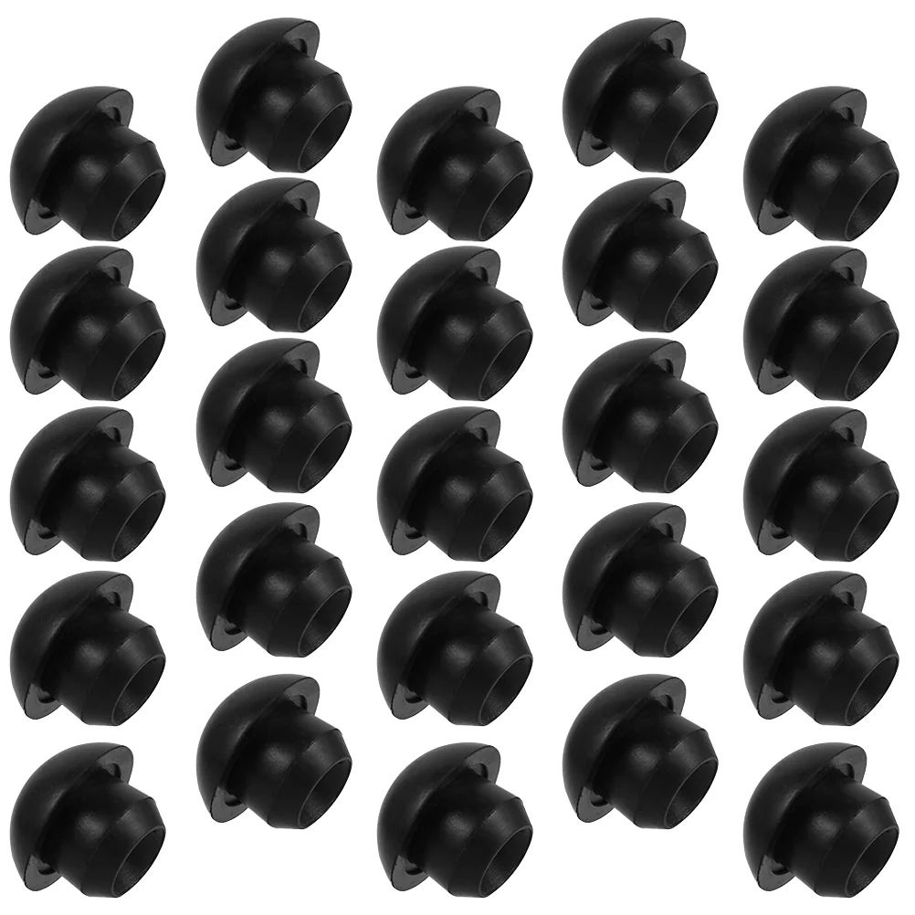 30 Pcs Oil Plug Reservoir Filler Plugs Fall to The Ground Horizontal Rubber Black Floor Bottle