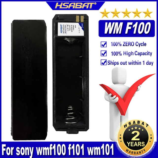 Hsabat wmf100 f101バッテリーソニーwm F100 101 102 103 WM101 103 wm101 wm102 wm103  wm104電池ボックス - AliExpress