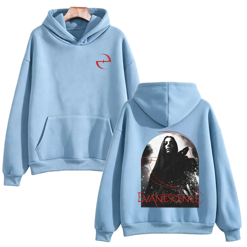 Sanctuary Logo Hoodie Evanescence Rockband Pullover Mode Unisex High Street Sweatshirts Lässige Langarm-Streetwear – Detail 6