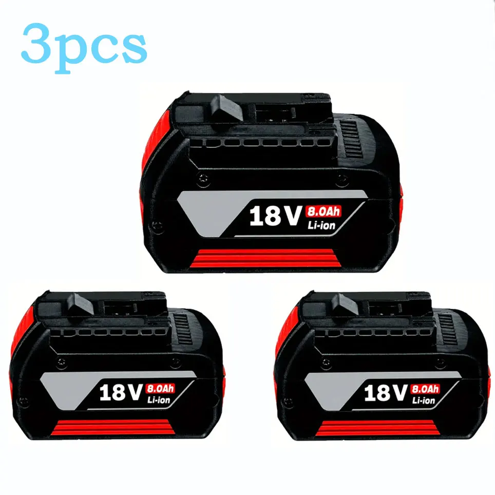 Origineel NIEUW Voor BOSCH 18V ACCU GBA 18V 8Ah 18V Professional GBA GSR GSB BAT609G BAT622 BAT618G met Accu-indicator