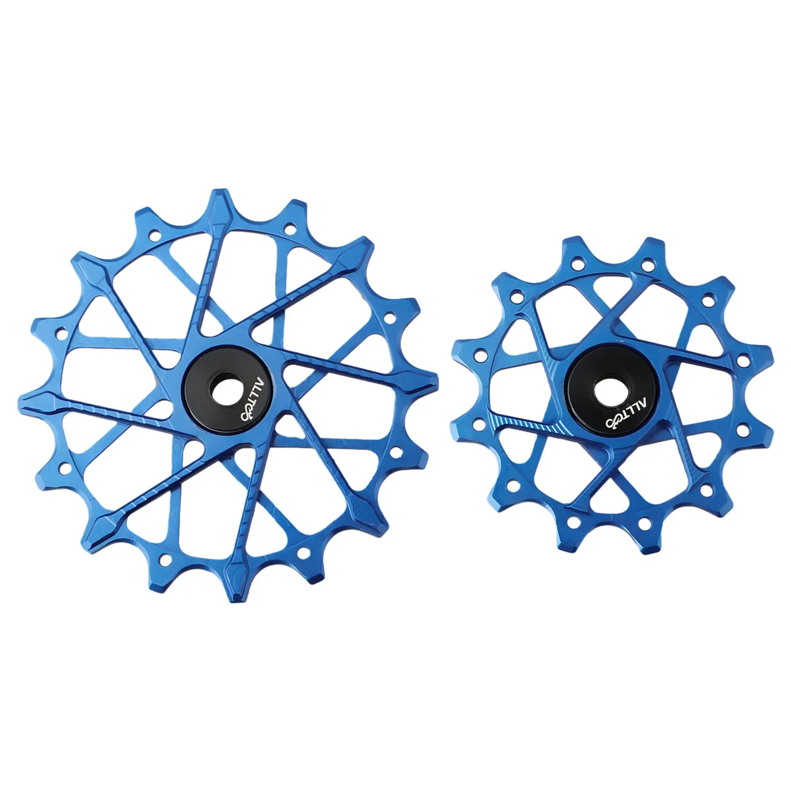 2pcs Bike Rear Derailleur Pulley Wheels 12T 16T Pottery Ball Bearing For Sram Aluminum Alloy Cycling Accessories