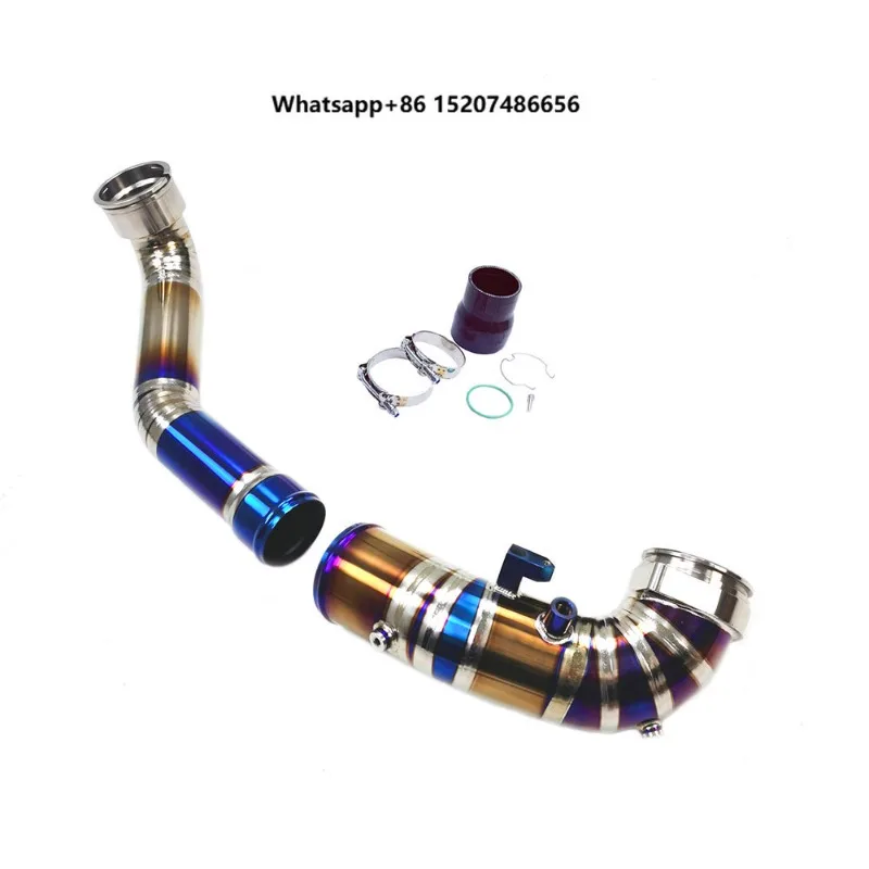 High-Flow Durable Titanium Charge/Turbo Pipe A90 B58 3.0T 1.2mm Thick Optimize Boost Response Engine Power