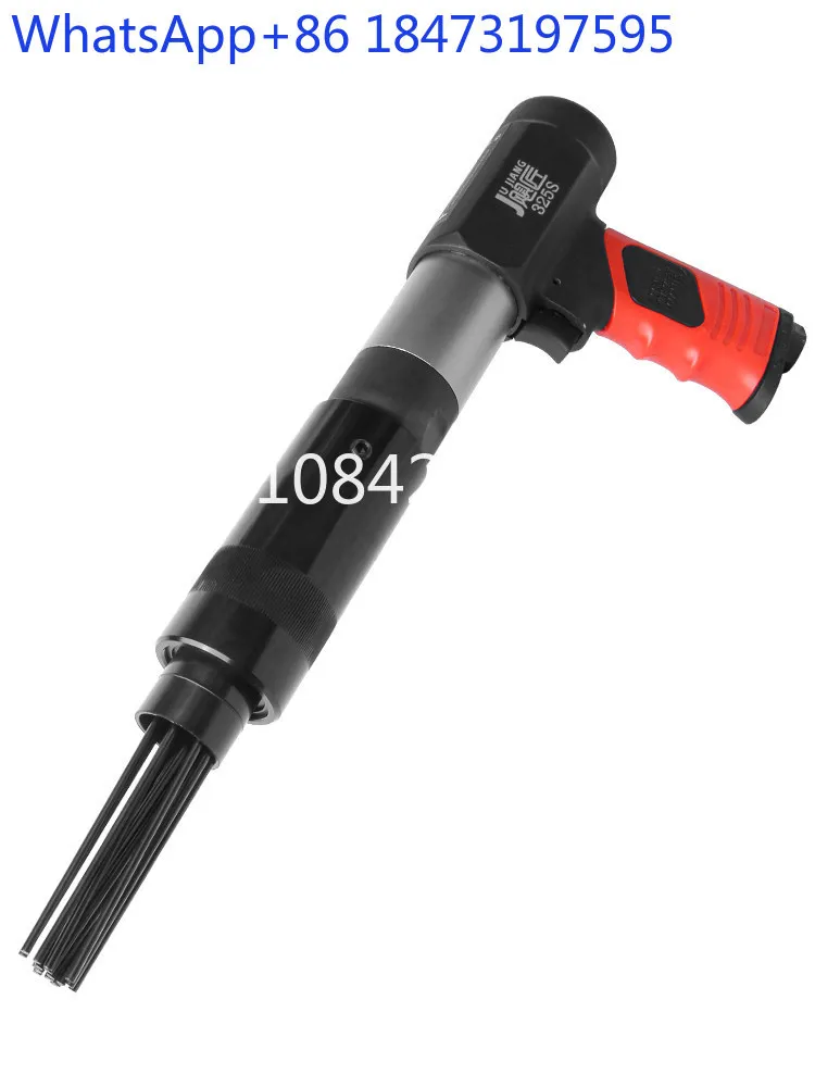 Pneumatic derusting gun derusting air needle gun 19 needles derusting head import strong impact cleaning welding slag stains