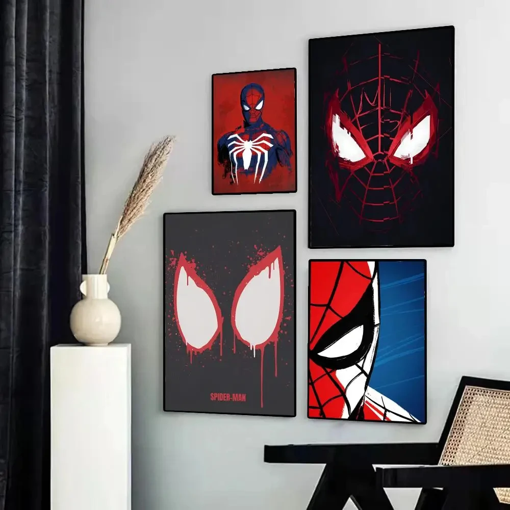 Frameless Avengers Marvel Spidermans Poster Paper Print Home Living Room Bedroom Entrance Bar Restaurant Cafe Art Painting Decor