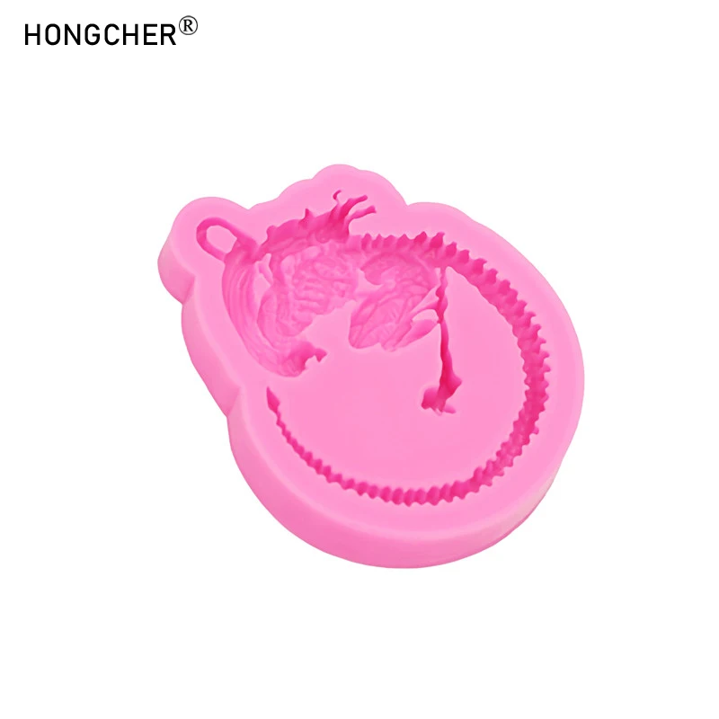 Alien Alien Keychain Bag Pendant Silicone Mould Epoxy Resin Necklace Plaster Aromatherapy Decoration Silicone Drip Moulds