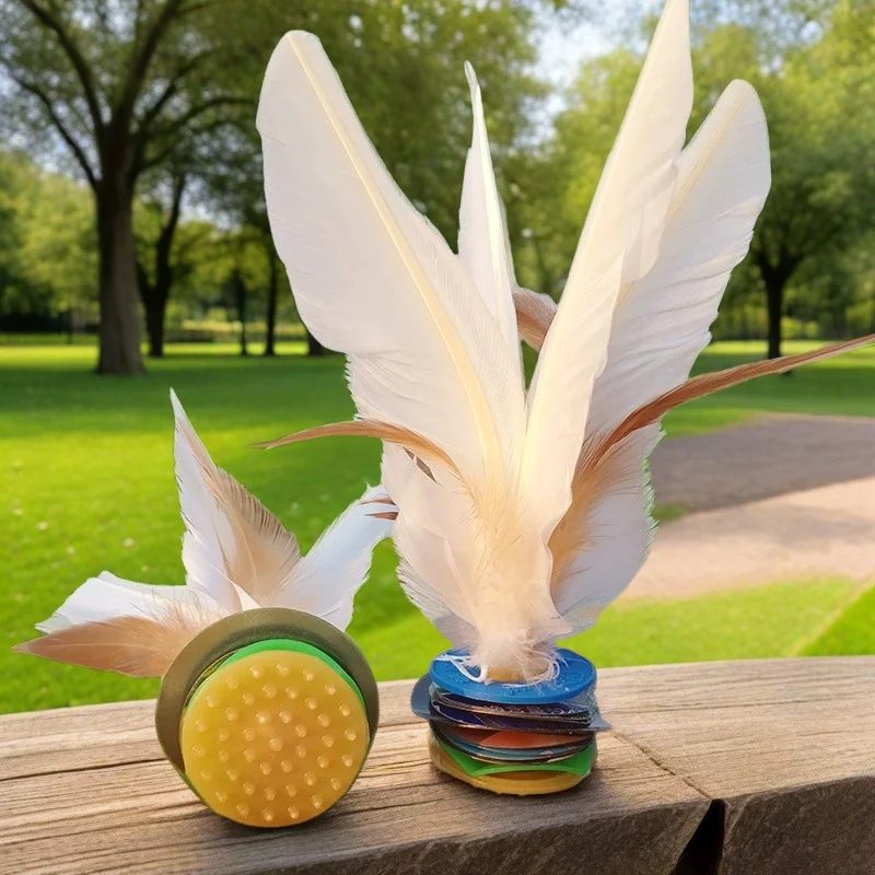 Competition Shuttlecock For Students And Adults, White Goose Feather High Elastic Training Kick Shuttlecock