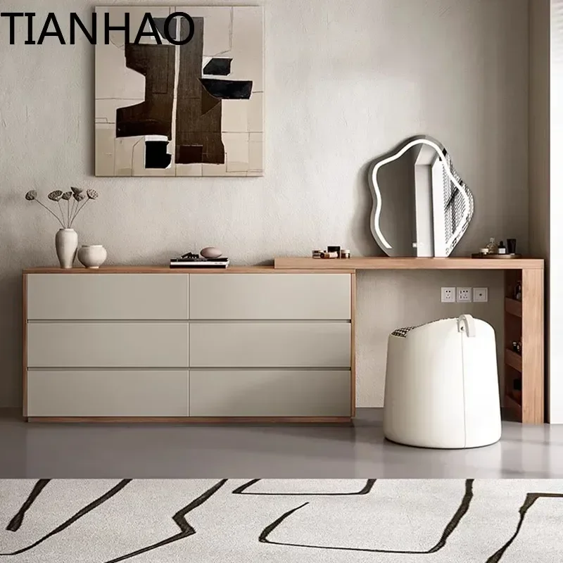 Wooden Black Dresser Makeup Vanities Bedroom Set Mirror Woman Cheap Dressing Table Holder Tricks Stand Hotel Organizer Furniture